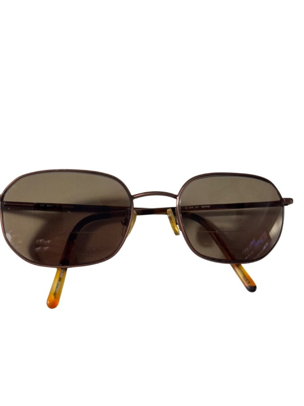 Gant Horizon Mens Brown Sunglasses Frames G-319 51-19 British Hong Kong Vintage - Picture 12 of 14